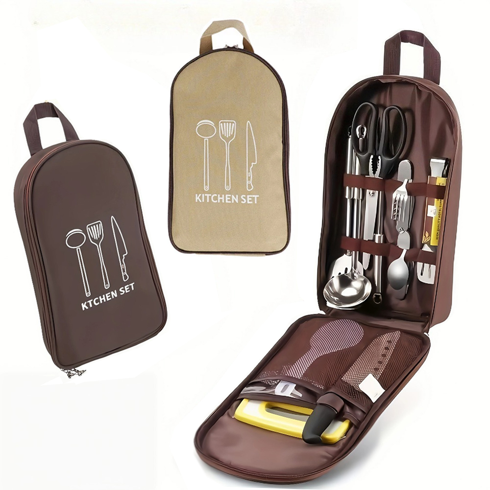 Camping Cooking Utensils Storage - Портативная сумка для кемпинга и пикника,