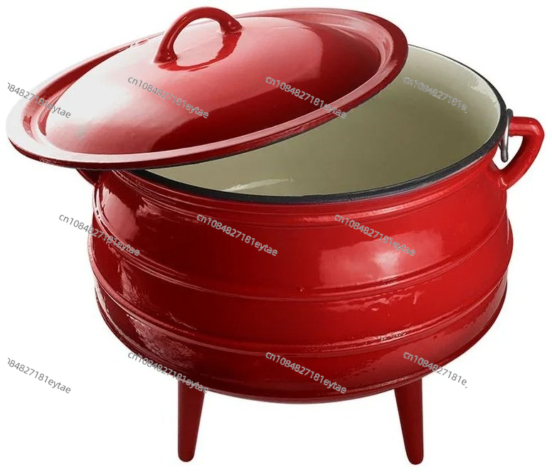 Camping Cooking Cast Iron - Совершенно новая эмалированная чугунная кастрюля с