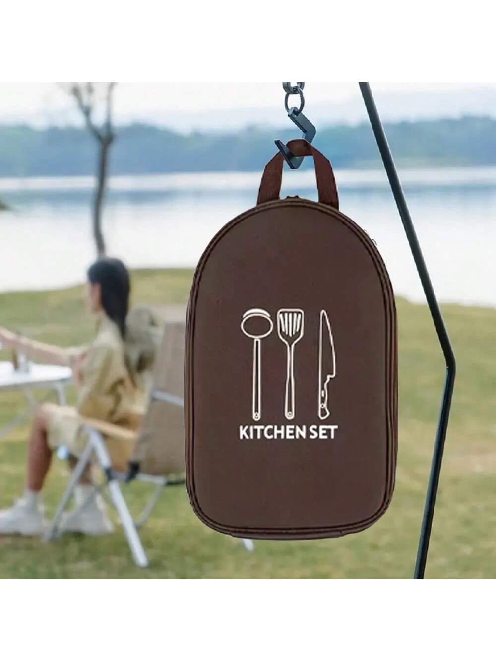 Camping Cooking Utensils Storage - Сумка для хранения посуды для кемпинга,