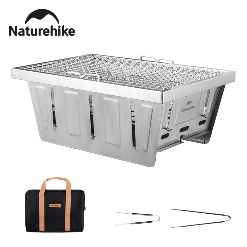 Camping Cooking Table With Windshield - Naturehike кемпинговый угольный гриль для IGT,