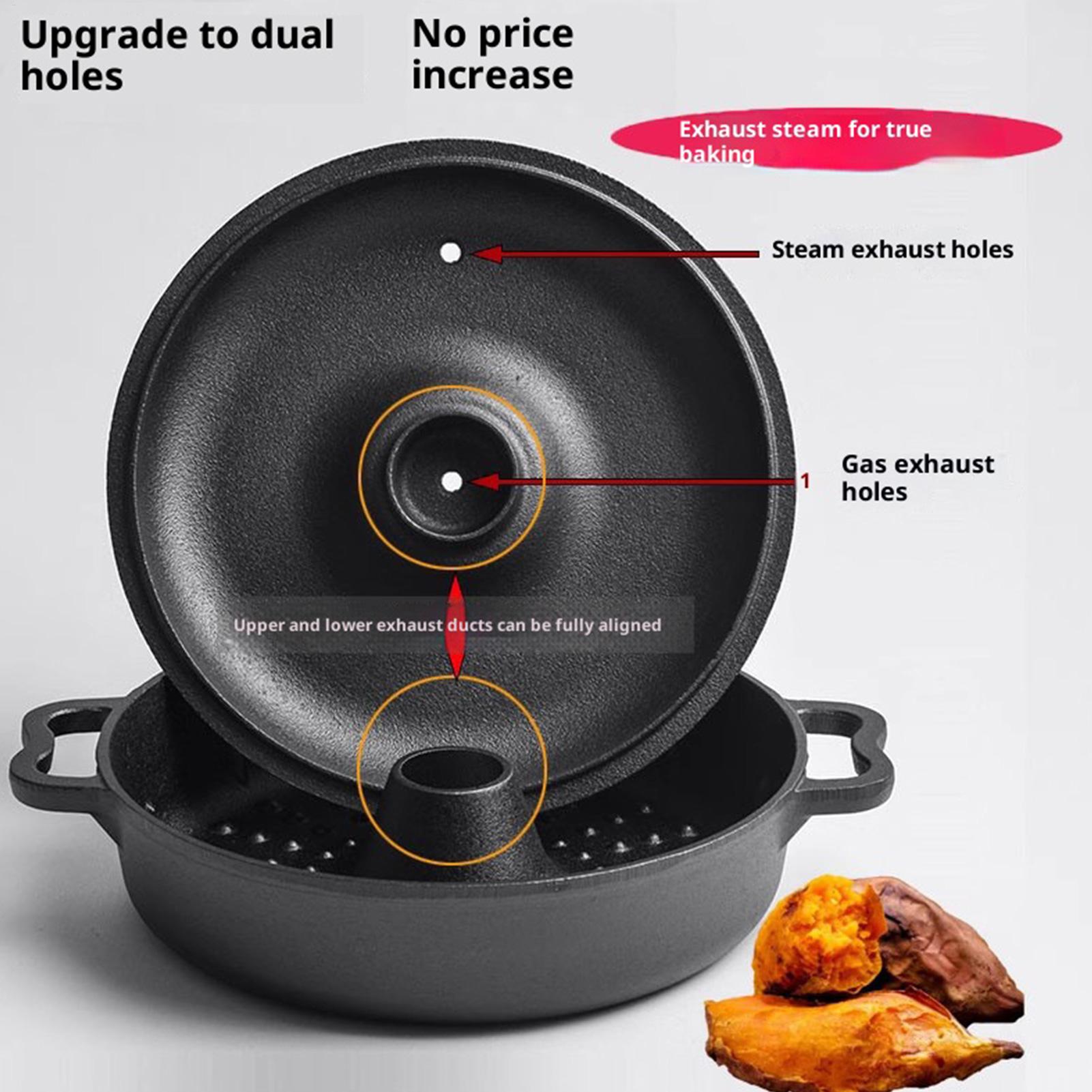 Camping Cooking Cast Iron - Чугунный котел для приготовления пищи, сверхмощная,