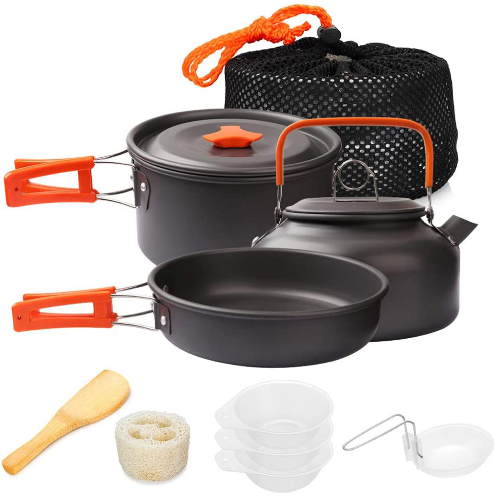 Camping Cooking Gear Set - 1 шт./1 компл., набор посуды для