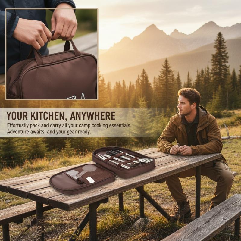 Camping Cooking Utensils Storage - Сумка для приготовления пищи на открытом