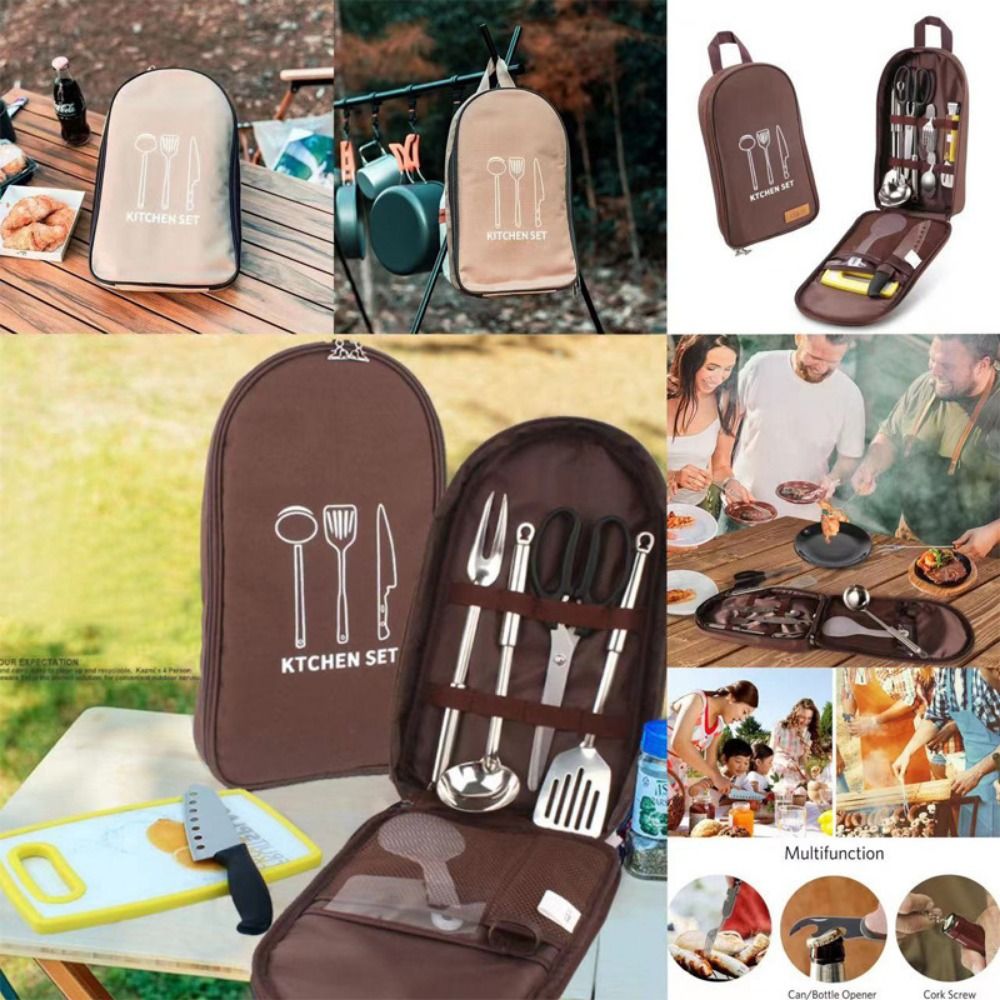 Camping Cooking Utensils Storage - Вместительная сумка для кемпинговой посуды, контейнер