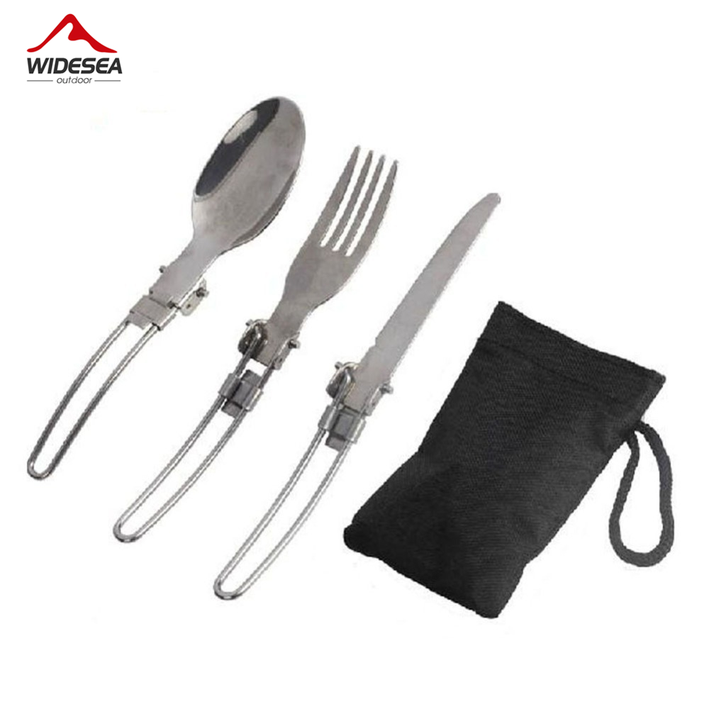 Camping Cooking And Cutlery Set - 3 шт. 1 комплект портативный набор