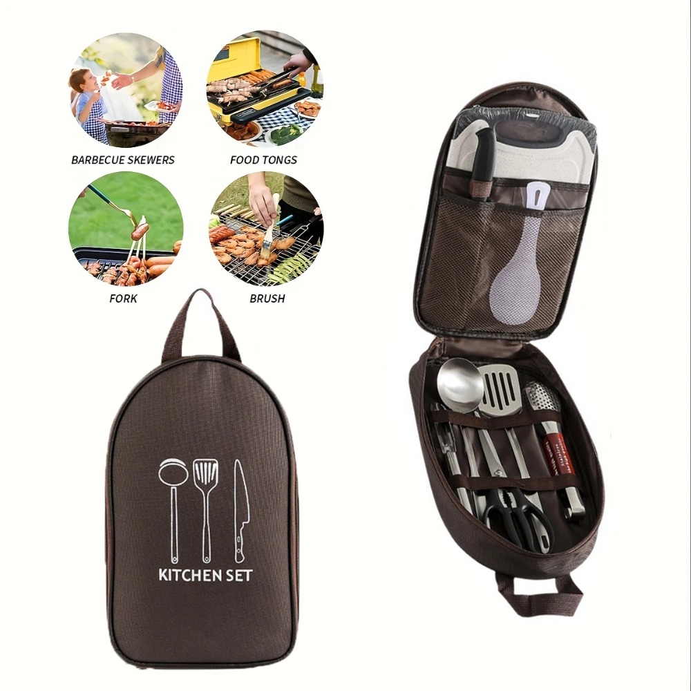 Портативная сумка для кемпинга – обзор и цена Camping Cooking Utensils Storage