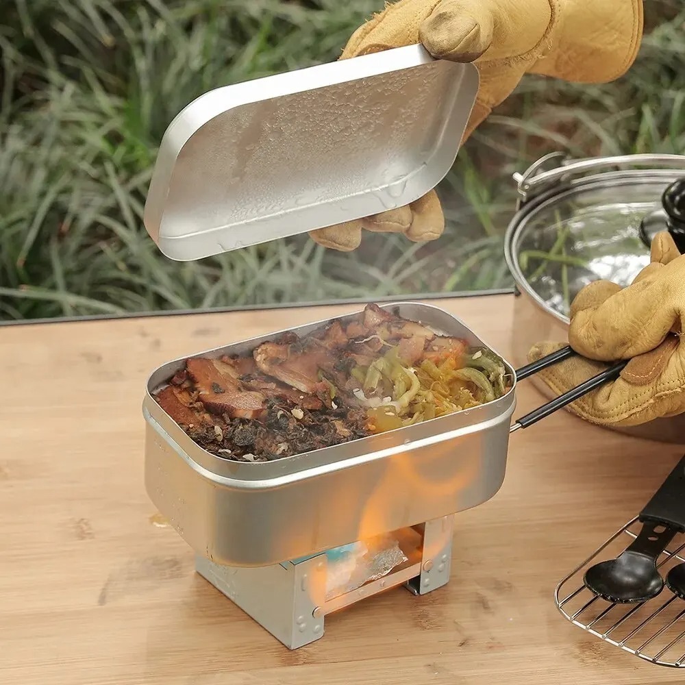 Ультралегкая посуда для кемпин – обзор и цена Camping Cooking And Cutlery Set