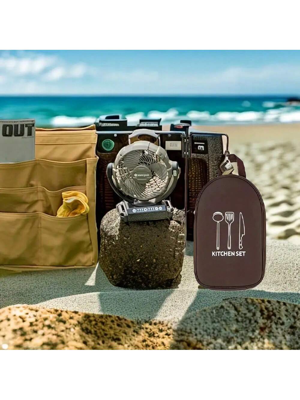 Сумка для хранения посуды для  – обзор и цена Camping Cooking Utensils Storage