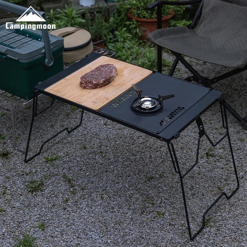 Портативная кемпинговая плита  – обзор и цена Camping Cooking Table With Windshield