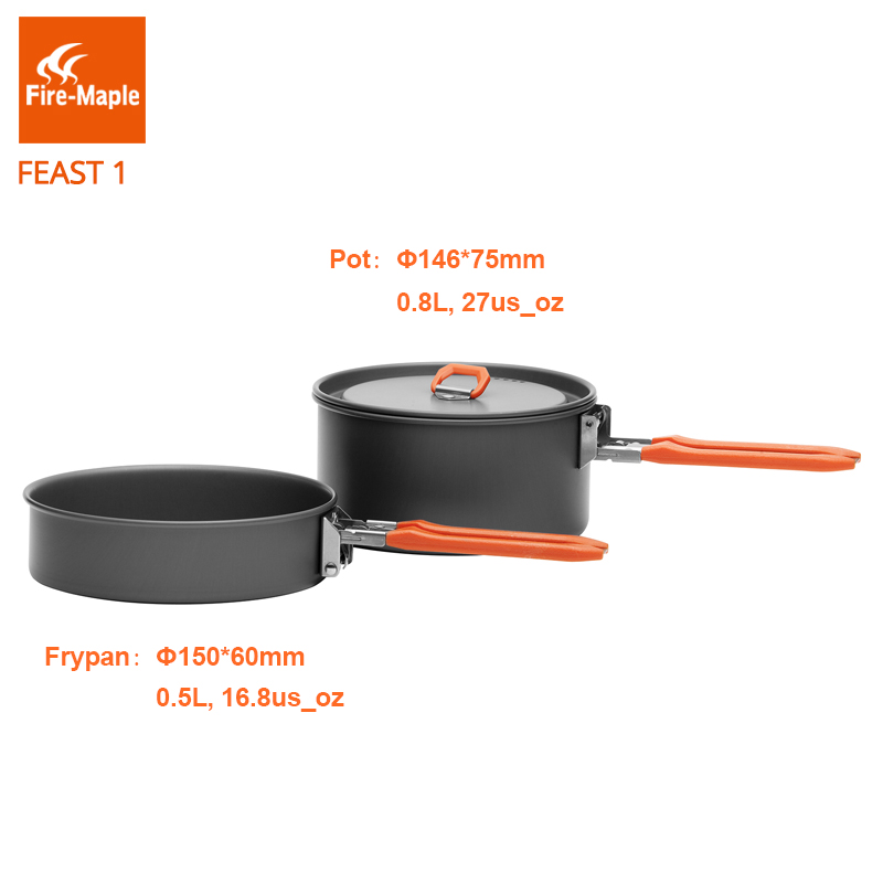 Огонь Клен праздник 1 Открытый – обзор и цена Camping Cooking Gear Set