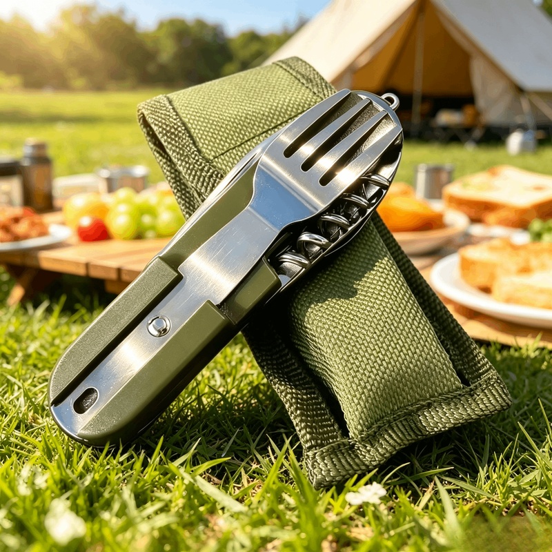 Набор столовых приборов из нер – обзор и цена Camping Cooking And Cutlery Set