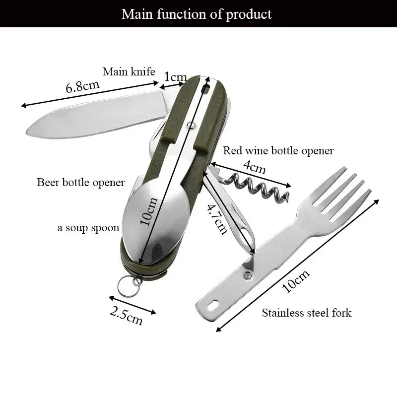 Набор столовых приборов из нер – обзор и цена Camping Cooking And Cutlery Set