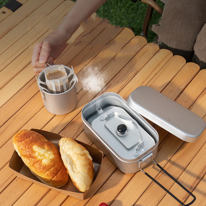 Сверхлегкий портативный турист – обзор и цена Camping Cooking Pot Stainless Steel