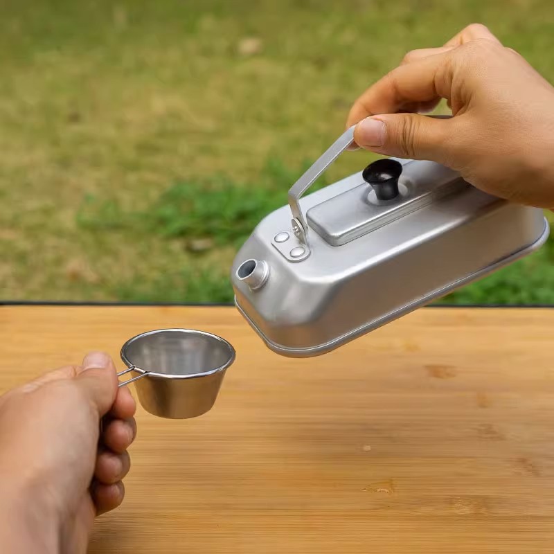 Сверхлегкий портативный турист – обзор и цена Camping Cooking Pot Stainless Steel