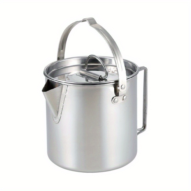 1 шт. компактный и портативный – обзор и цена Camping Cooking Pot Stainless Steel
