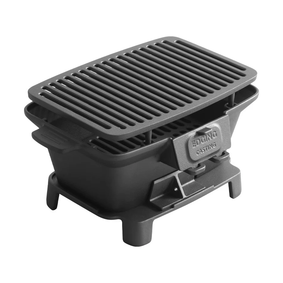 Угольная печь для барбекю без  – обзор и цена Camping Cooking Cast Iron