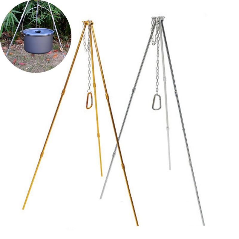 Штатив для кемпинга на открыто – обзор и цена Camping Hanging Cooking Pot