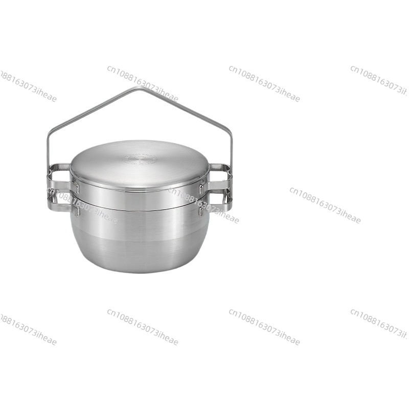 Утолщенная походная кастрюля-с – обзор и цена Camping Hanging Cooking Pot