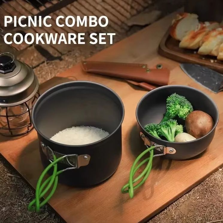 Набор походной посуды для пикн – обзор и цена Camping Cooking Gear Set