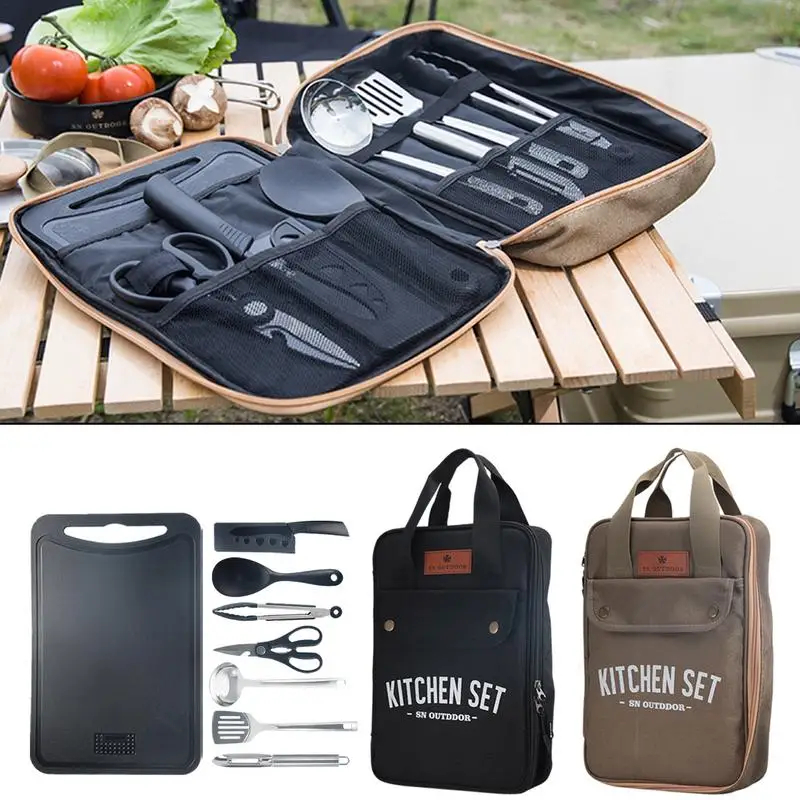 Набор походной кухонной утвари – обзор и цена Camping Cooking Gear Set