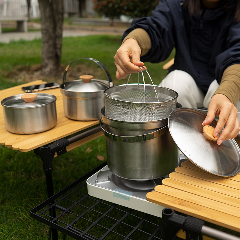 NOBANA новейший уличный набор  – обзор и цена Camping Cooking Gear Set
