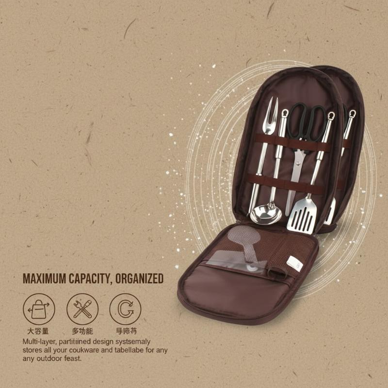 Сумка для приготовления пищи н – обзор и цена Camping Cooking Utensils Storage