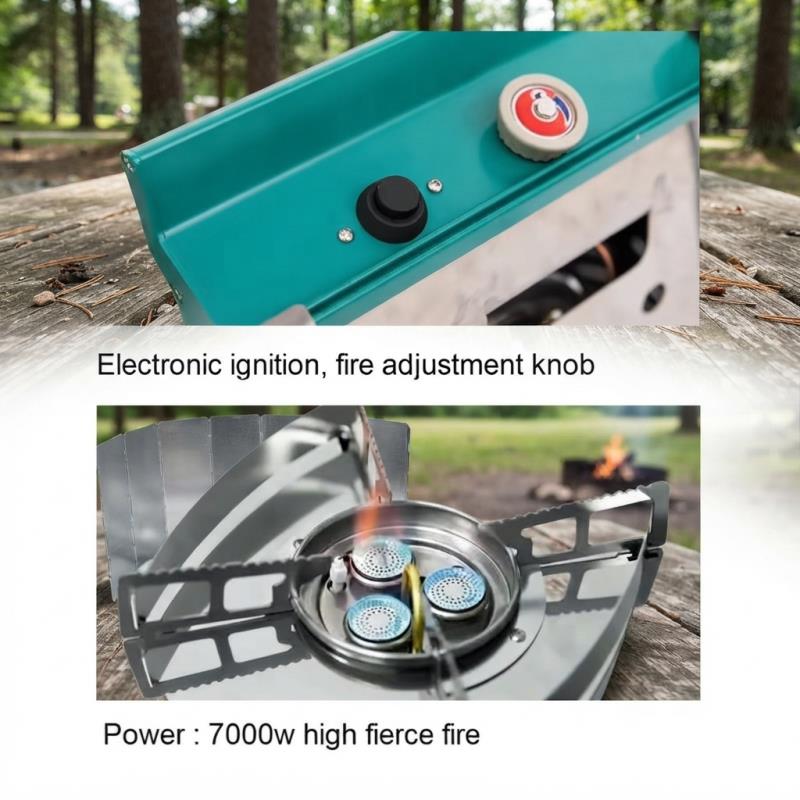 Портативная 3-конфорочная похо – обзор и цена Camping Cooking Table With Windshield