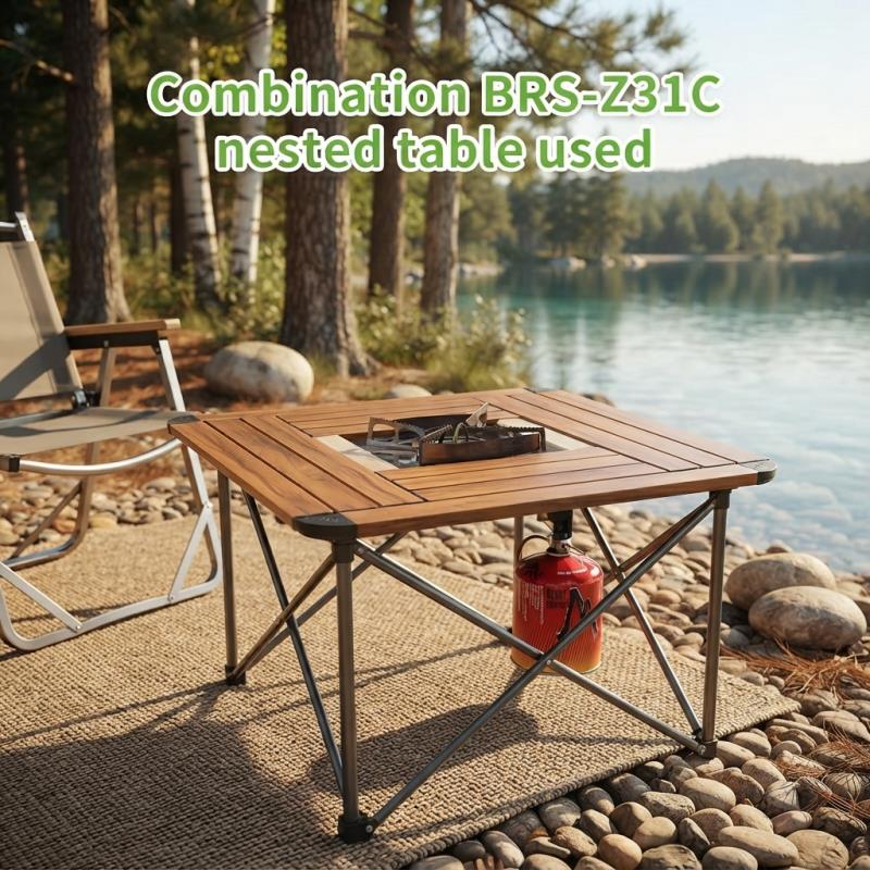 Портативная 3-конфорочная похо – обзор и цена Camping Cooking Table With Windshield