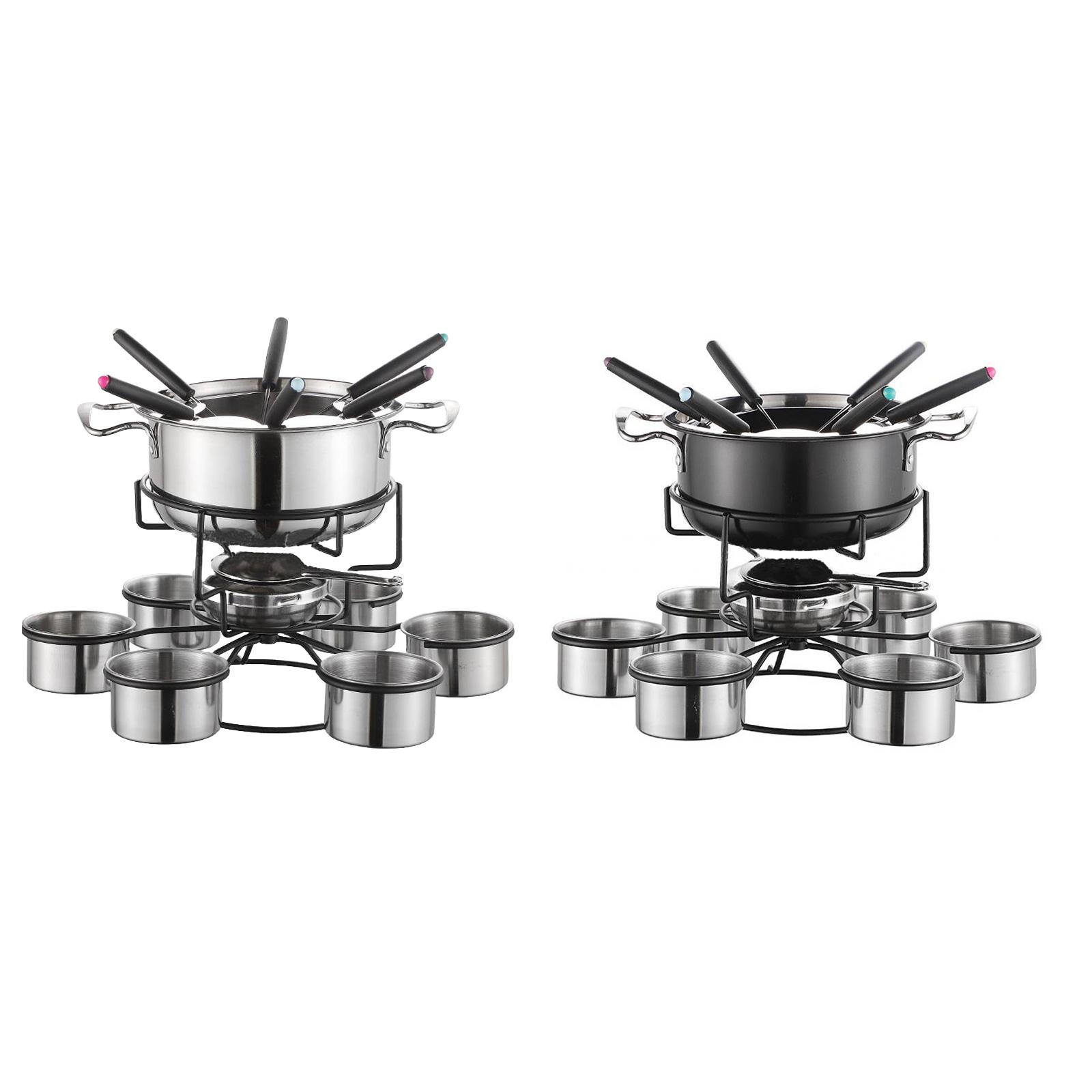Набор для фондю: утолщенная мн – обзор и цена Camping Cooking Pot Stainless Steel