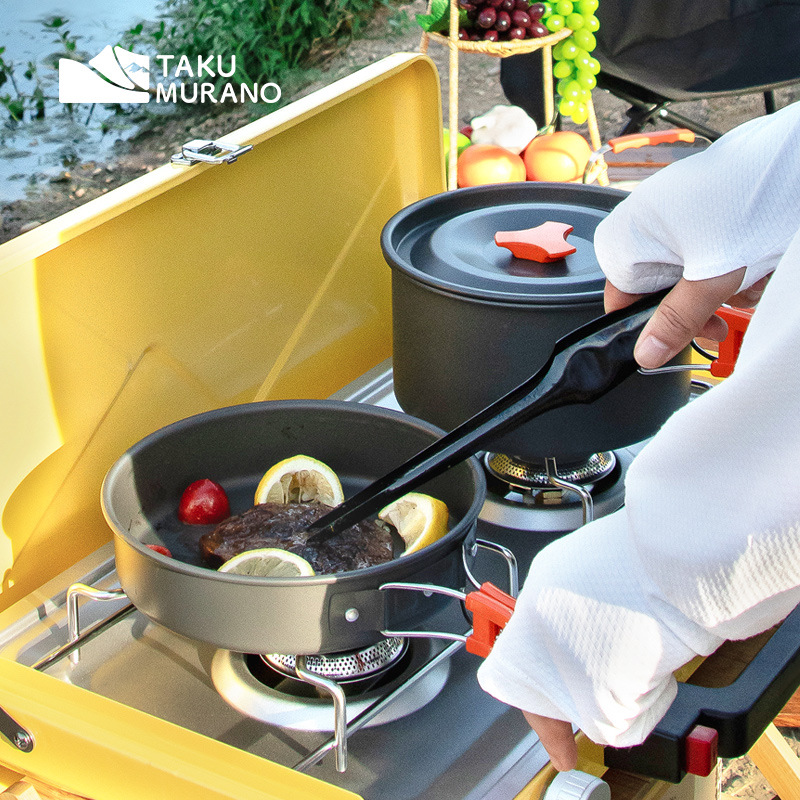 Набор походной посуды для приг – обзор и цена Camping Cooking Gear Set