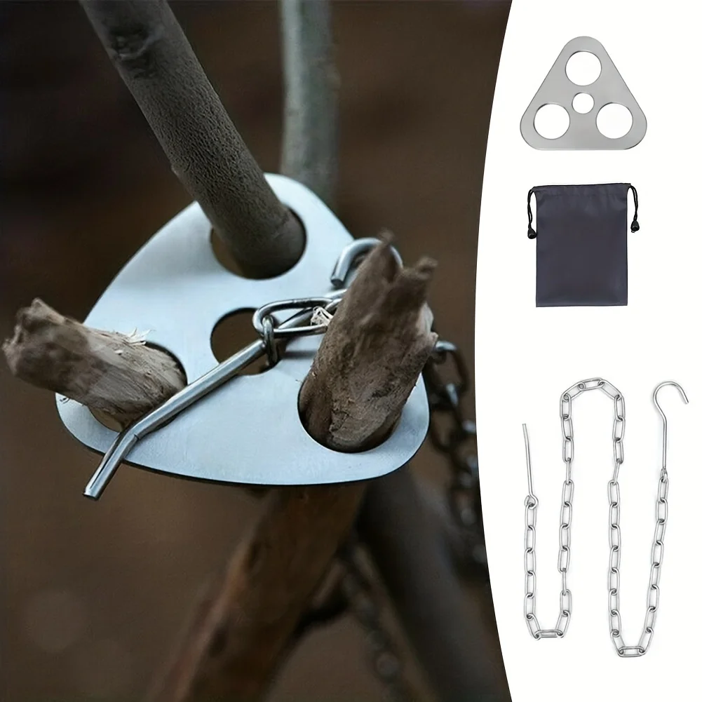 Открытый штатив для барбекю, п – обзор и цена Camping Hanging Cooking Pot