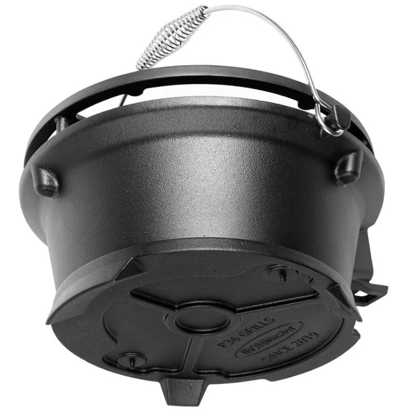 Круглый угольный гриль, пищево – обзор и цена Camping Cooking Cast Iron