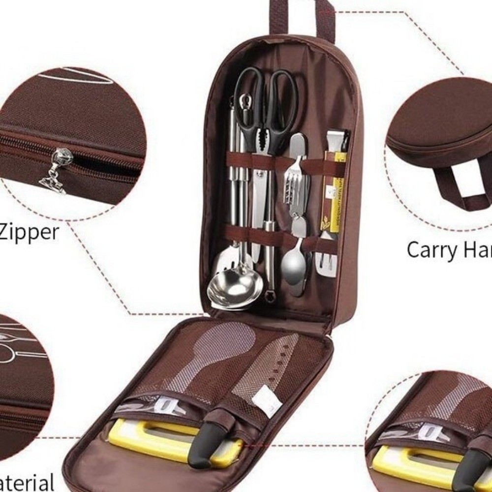 Вместительная сумка для кемпин – обзор и цена Camping Cooking Utensils Storage