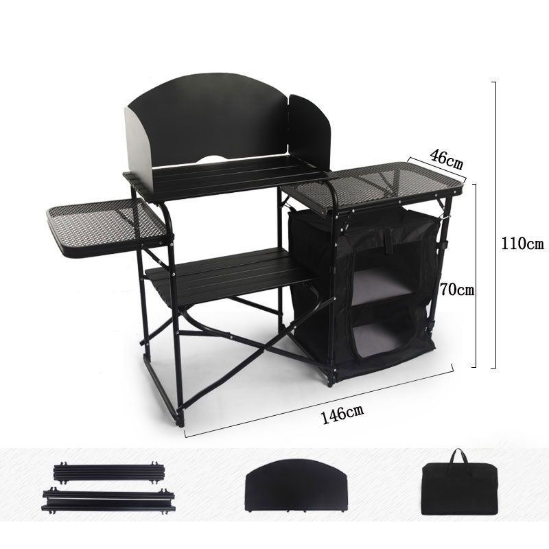 Оптовая продажа от производите – обзор и цена Camping Cooking Table With Windshield